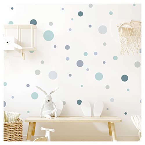 Little Deco Punkte 172 Stück Set Wandsticker für Kinderzimmer...