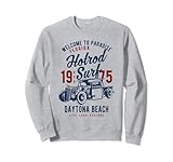 Photo Gallery design retrò hotrod surf a daytona beach, florida felpa Photo Gallery design retrò hotrod surf a daytona beach, florida felpa