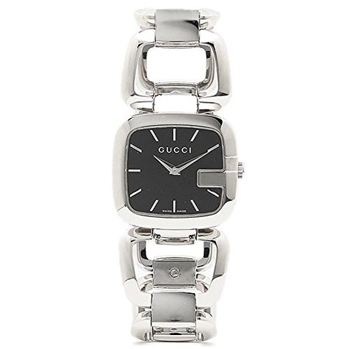 [�O�b�`] ���v ���f�B�[�X GUCCI YA125407 ���퐶���h�� �r���v �E�H�b�` �V���o�[/�u���b�N [���s�A���i]