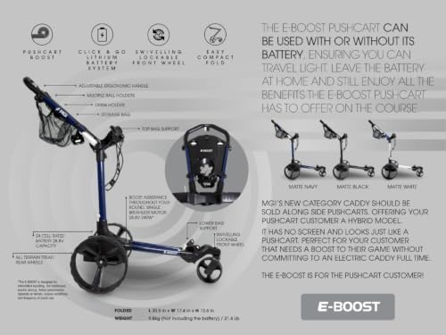 MGI E-Boost Electric Assist Push Cart