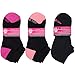 On The Go Hosiery On The Go Women Cushion Fashion Low-Cut Socks (6 Pair/ 3 Pack) (Girls Love Pink) Q-04 One Size