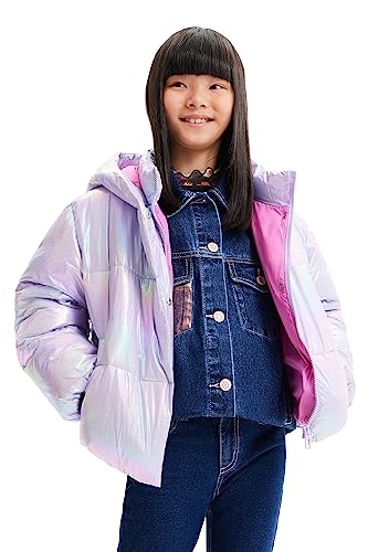 Desigual Girl Woven Padded Short Overcoat