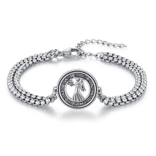 Bracelet signe astrologique Vierge en argent : votre accessoire du quotidien