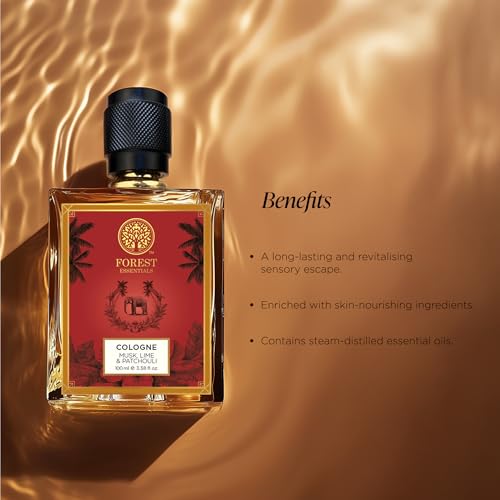 Image of Cologne - Musk, Lime & Patchouli | Long Lasting & Sophisticated scent | With Skin Nourishing Ingredients