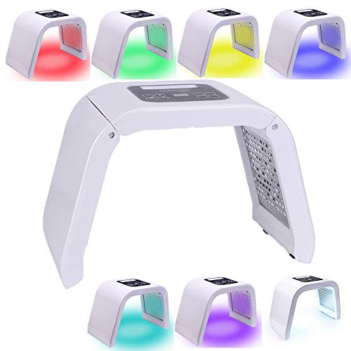7 Color PDT LED Face Mask Light Therapy Device Skin Tightening Machine Skin Rejuvenation Photon Device For Face Black Spot Remover Anti-Wrinkle Anti Aging Salon SPA Skin Care Tools for Face Neck Body