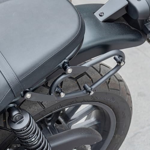 Lorababer Motocicleta lado izquierdo alforjas soporte para 2023 2024 CL250 CL300 CL500 CL 250 300 500 alforja soporte soporte soporte lateral barra