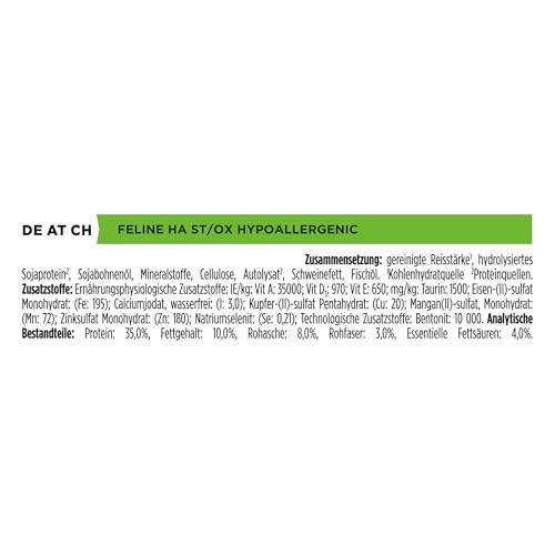 PURINA PRO PLAN Veterinary Diets HA Hypoallergenic | 3er Pack | 3 x 325 g | Diät-Alleinfuttermittel für Kitten und ausgewachsene Katzen | Zur Minderung von Nährstoffintoleranzen