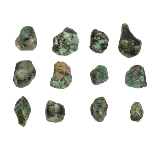 250 cts. Natural Green Raw Emerald Gemstone and Rough Crystals Rock Jewelry Making Supplies, Heart Chakra, Healing Energy, ART-CRAFTS-DIY Stone, Success Crystal, Love Stone