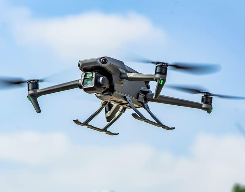 Miniatura 4 de Mavic 3 Tren de aterrizaje plegable extendido patín de aterrizaje elevar 1.772 in pierna para DJI Mavic 3 Classic / Mavic 3 Drone