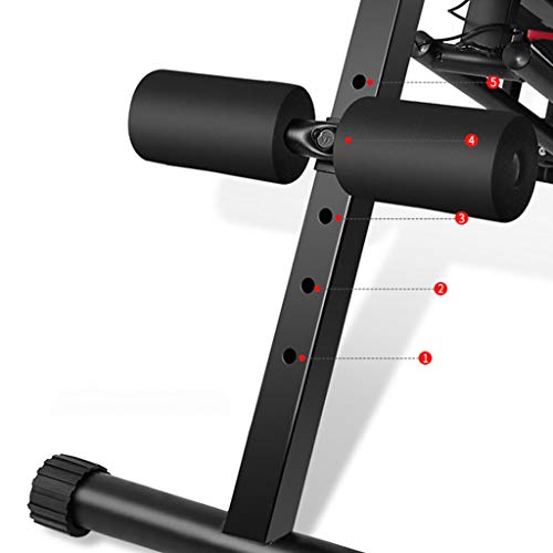 8 In 1 Abdominal Trainers Adjustable Sit Up Beach with Fitness Rope,AB Workout Machine Push Up Workout Beauty Waist Machine Dumbbell Bench for Home Gym Strength Training