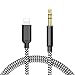 Produktbild Auto AUX Kabel für iPhone 11 Audiokabel Aux Kabel auf 3.5mm Premium Audio für iPhone 11/11 Pro/XS/XR/X/7/8/iPad, Kompatibel mit Allen iOS-Systemen,Auto-Stereoanlagen,Kopfhörer,Lautsprecher - Schwarz