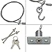 Emergency Release Lock Kit, Disconnect Release Key Locks with 2 Keys, Opener Quick Release Locks for Universal Garage Door