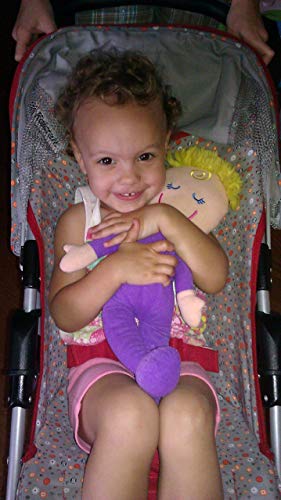 Double Love Awake Asleep Dolls Soft Plush Baby Rag Snuggle Purple Pink 1 Doll 2 Faces 15 Inch #TOP5