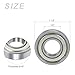 METALLIXITY Deep Groove Ball Bearings (R8ZZ, 1/2