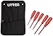 URREA Insulated 1000V Slotted & Phillips Screwdriver Set - 5-Piece Mixed Driver Kit with Round Shank & Ergonomic Handle - 9700C