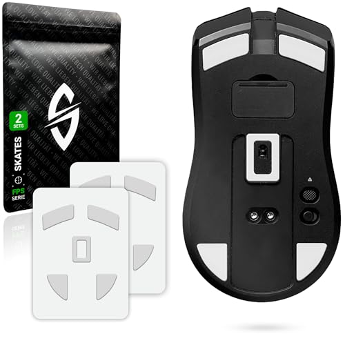 SensoryBoost FPS 2.0 Glides (Lot de 2) pour Razer Viper Ultimate - Ultra Doux, Plus de contrôle, Auto-polissants, de Haute qualité, Durable - Patins de...