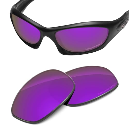 Image of Performance Replacement Lenses Compatible with Oakley Monster Dog Polarized Etched-Plum Purple