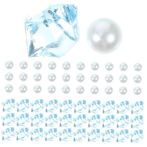 LIOOBO 1 Set Aquarium Stones Aquarium Beads Tank Fish Plants Beads Vase Filler Faux Pearls Artificial Decor Flower Pot Stones Gardening Beads Stones Adornments Bead Rocks Plastic