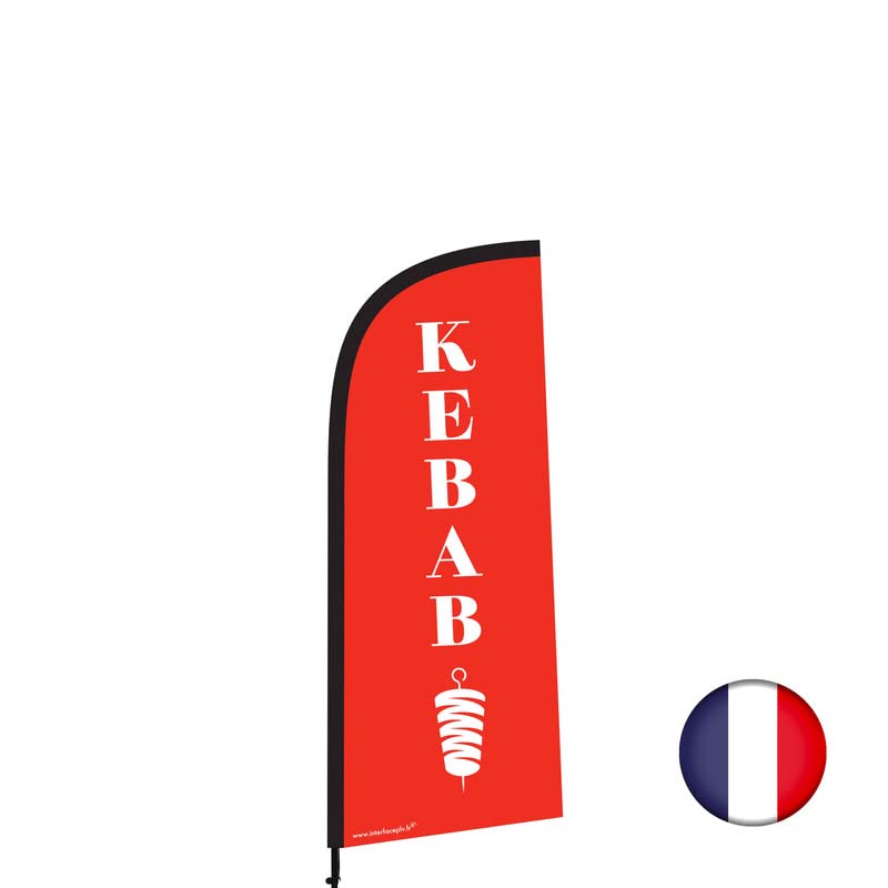 Drapeau KEBAB pour attirer les clients devant votre commerce - 2