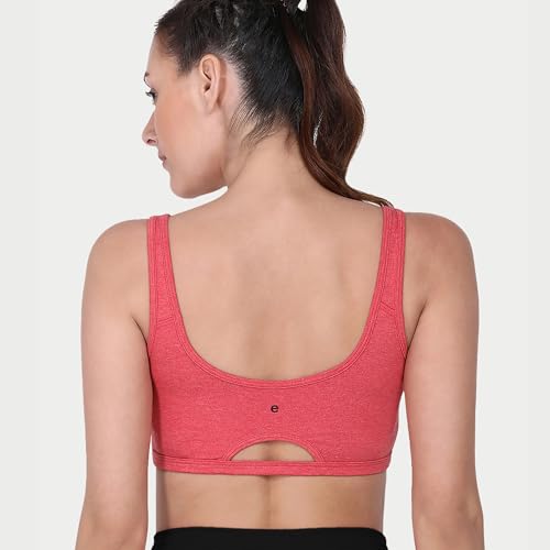 Image of Enamor Low Impact Women's Cotton Easy Everyday Bra - All Day Comfort Non Padded, Wirefree, High Coverage - SB06