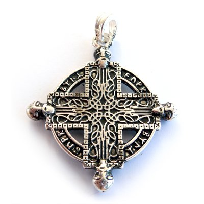 Croix Nordmann pendentif argent 925 Germanenschmuck de haute joaillerie