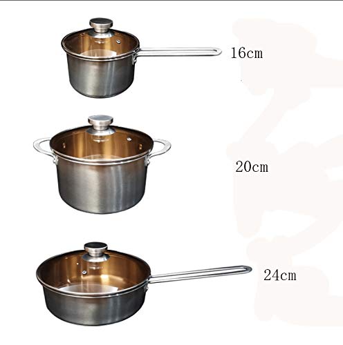 Cuisinière à induction compatible avec cet ensemble de 6 pièces inox - 2