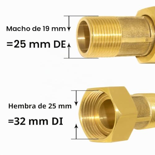 Niple para medidor de agua 17 Imagen adicional