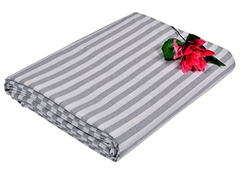 Image of Traditional Cotton bedsheet 100% Cotton Handloom bedsheet for Single Flatsheet 100% Soft Cotton Flat Sheet Bed Sheet Without Pillow Cover