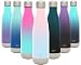 Simple Modern 17 oz Wave Water Bottle - Stainless Steel Swell Hydro Metal Flask - Wide Mouth Double Wall Vacuum Insulated Reusable Small Kids Coffee Leak Proof Thermos - Sweet Taffy