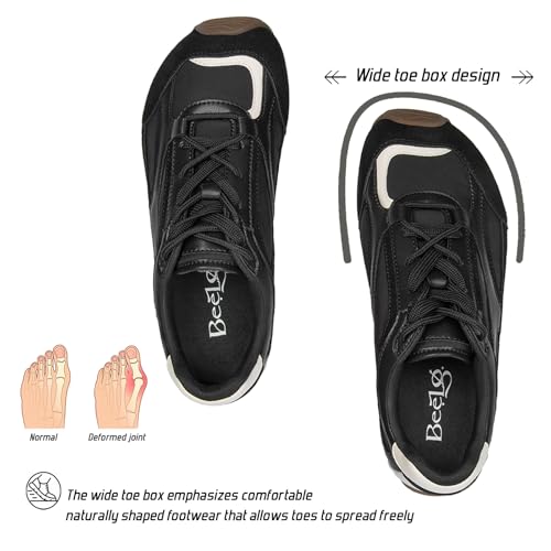 Image of Casual Sneakers for Women Lace Detail Elegant Ribbon Lace-Up Fashion Sneakers with Leather Upper Memory Foam Insole and Trendy Casual Shoes for Women