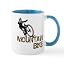 White/Blue Inside - Mountain Bike Mug