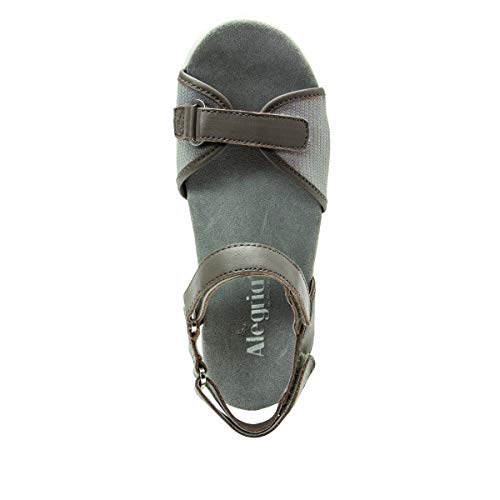 New Traq by Alegria Women's Qali Sandal Grey 374