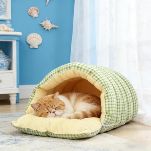 Cama cálida para gatitos que necesitan un refugio interior acolchado 3