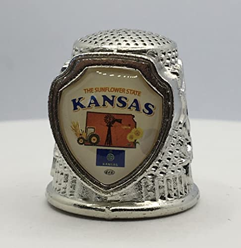 646 Kansas State Collectible Souvenir Thimble