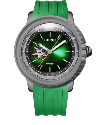 BUREI �����Y�_�C�r���O�E�H�b�` 500���[�g���h�� �@�B���r���v �傫�ȕ����� �t�@�b�V���� �����Y�E�H�b�` �`�^���X�`�[�������� �V���R���X�g���b�v ����|�C���^�[, �f�B�[�v�O���[��, �X�g���b�v