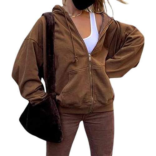 brown zip up jackets