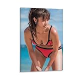 深田恭子セクシーなポスター (57) クール 壁アート キャンバス パネル オフィス装飾 ぶら下がる 版画 ギフト12x18inch(30x45cm)