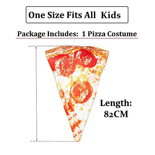 Reneecho Kid's Pizza Slice Halloween Costume Teen Boy Funny Onesie, One Size #TOP3