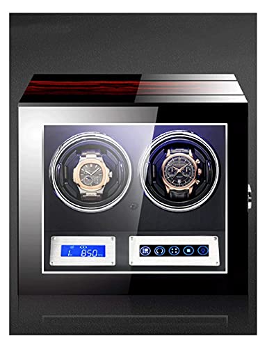 Estuche Automático de 2 Relojes Anti-Magnético con Iluminación LED Interna
