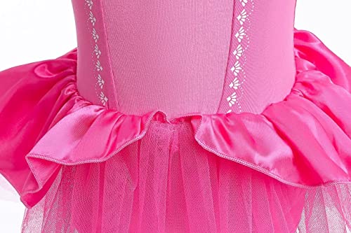 Szytypyl Princess Peach Costume For Baby Girls Halloween Outfit Pink Dress Up With Headband thumb #4