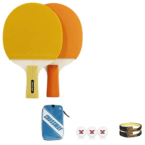 Table Tennis Set,2 Ping Pong Paddles and 3 Ping Pong Balls for Beginners
