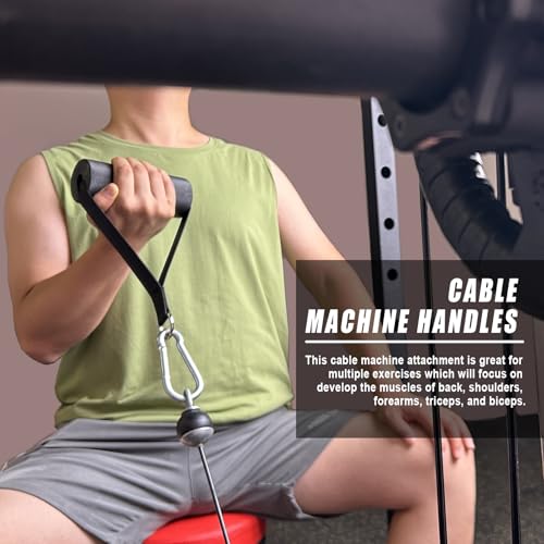 Poignée en D et accessoires de machine à câble en V - 3