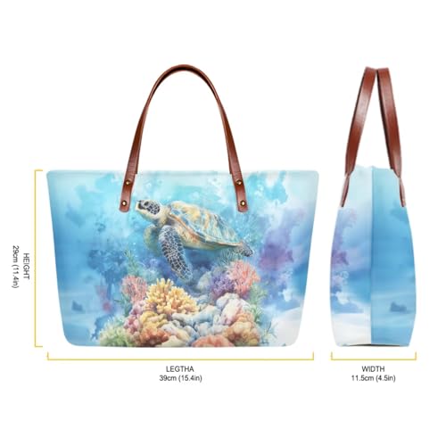 Image of 2PCS Tote Bag for Women Top Handle Purse with Wallet, Hobo Bag Tote Shoulder Bag with PU Cosmetic Bag