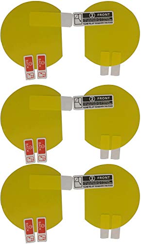 3 Pairs Lens Film Screen Protectors for Valve Index VR Headset,Curved Lens, Flat But Soft-Clear (3 Pairs(6 pcs))