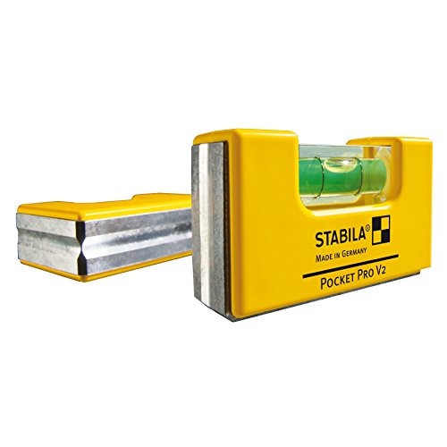 Stabila 11901 Magnetic Pocket Level PRO with Holster Yellow