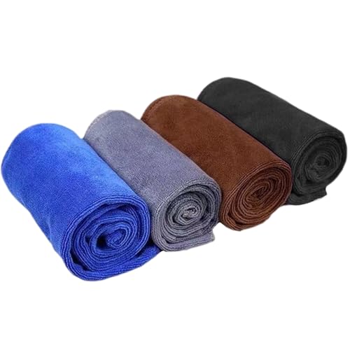 BFSYRR Gym Towel, Microfibre Towel, 4 Pcs Quick Dry Sweat Towels for Gym Men Women, Yoga Towels, 75x35cm Super Absorbent Sports Towels for Workout, Yoga, Travel, Camping