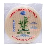 WaNaHong Vietnamese Rice Paper | Great for Spring Roll Summer Roll | Gluten Free, Vegan, and Low Calorie (22cm)