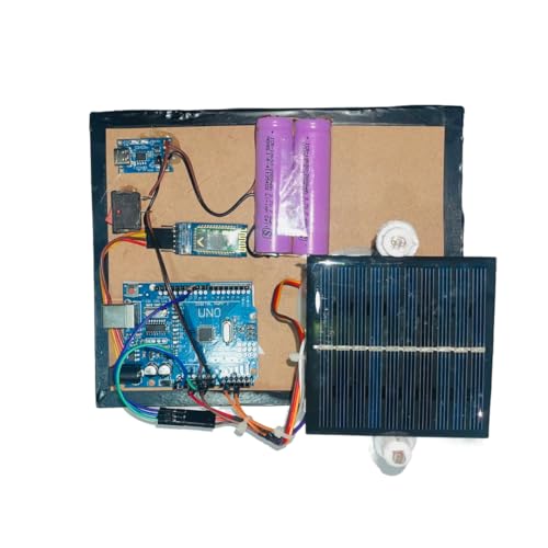 Image of Solar Tracker Single Axis Engineering Project ( Android Controlled +Automatic ) With Project Report