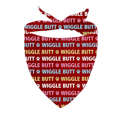 Bandana chien Wiggle Butt JXGZSO, foulard amusant pour chien frétillant - 2