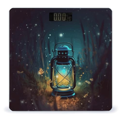 Báscula Digital de Baño con LCD y Plataforma de Vidrio Templado miniatura 1